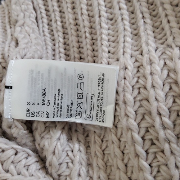 H& M Cardigan Relaxed fit Oversized Size US S - Picture 5 of 5